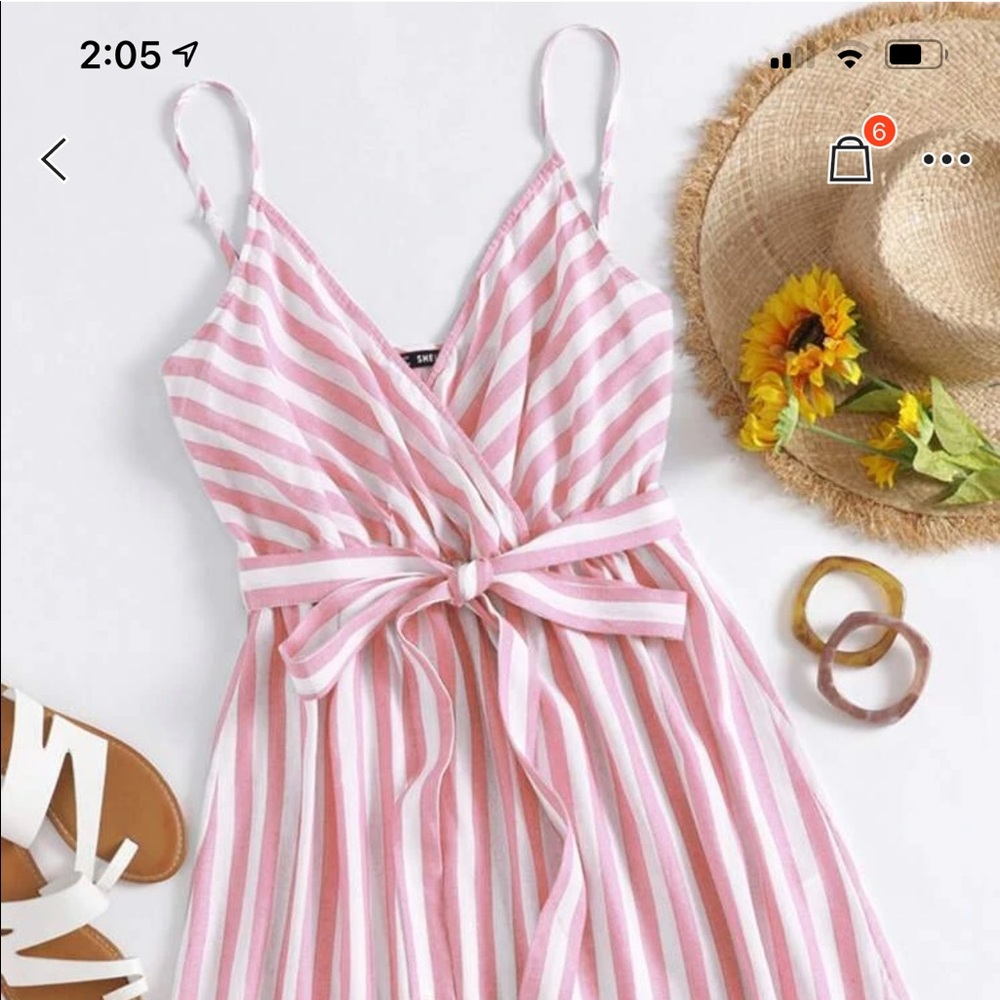 Striped dress.   New without tags